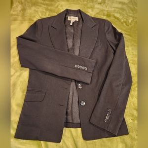 BCBG black size 6 two button blazer.
